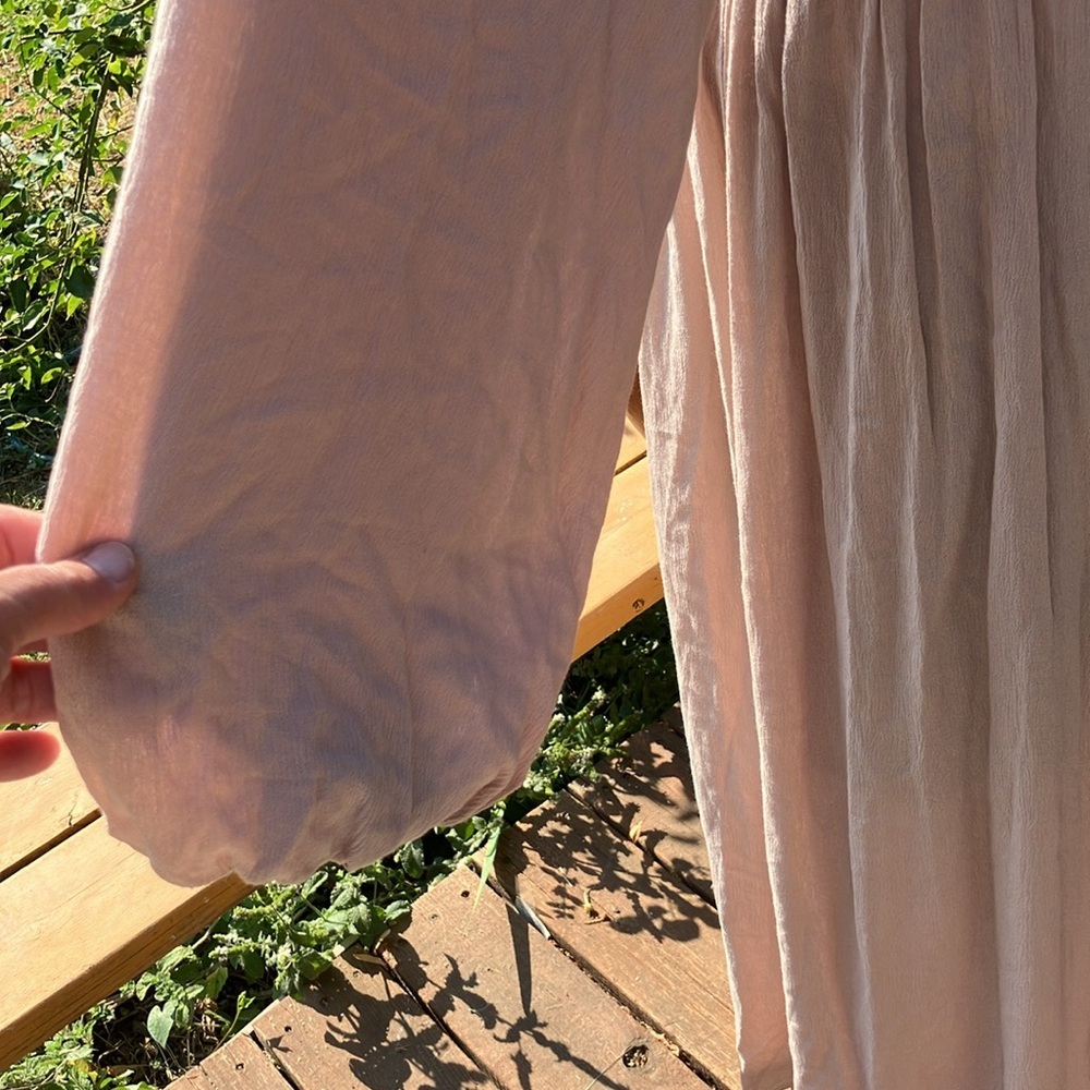 L Love Self maxi dress with tie lace back M - Picture 3 of 14